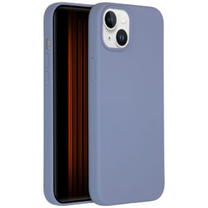 Accezz Liquid Silicone Backcover met MagSafe Apple iPhone 15 Plus - Lavender Grey