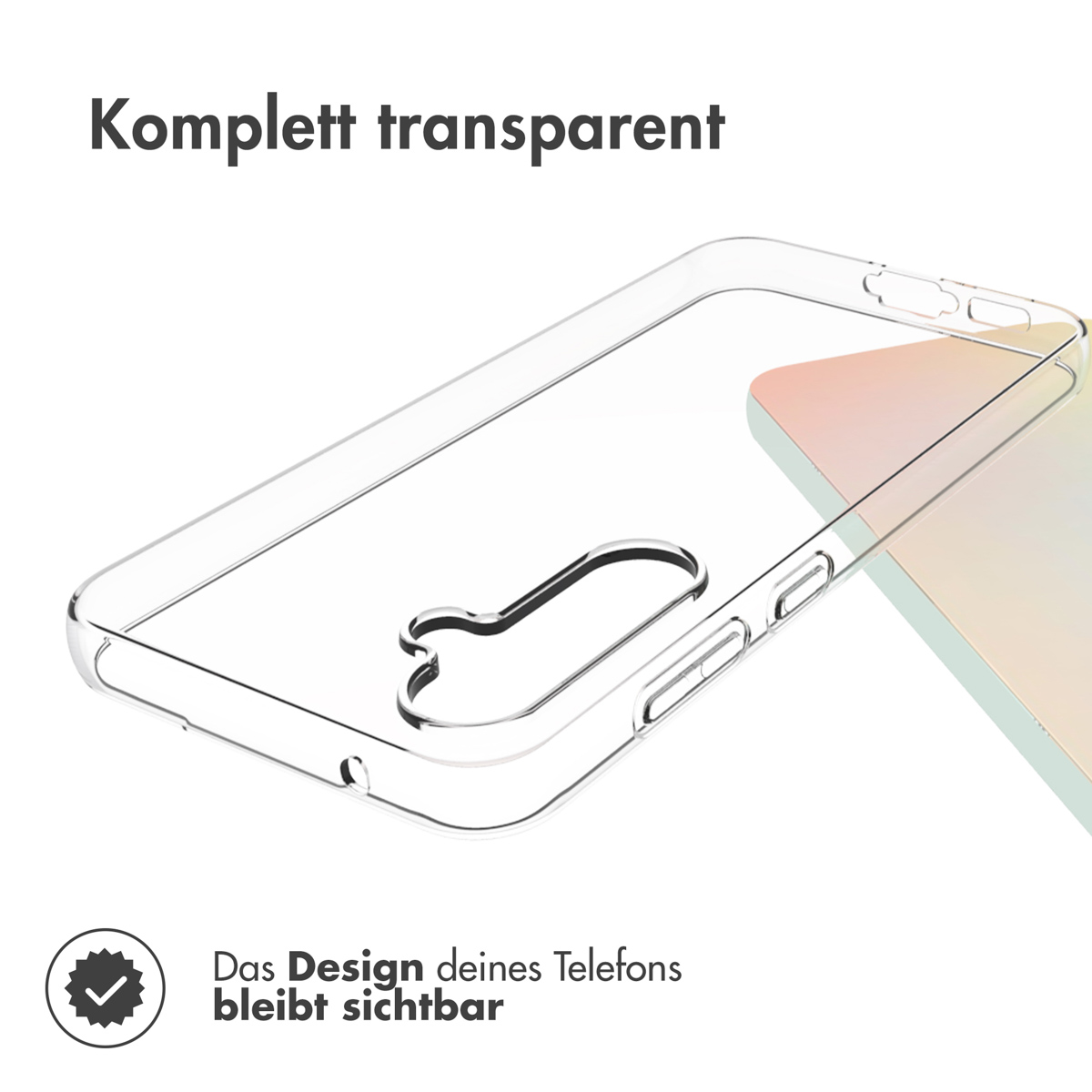 Accezz Clear Backcover Samsung Galaxy S23 FE - Transparant - Afbeelding 4