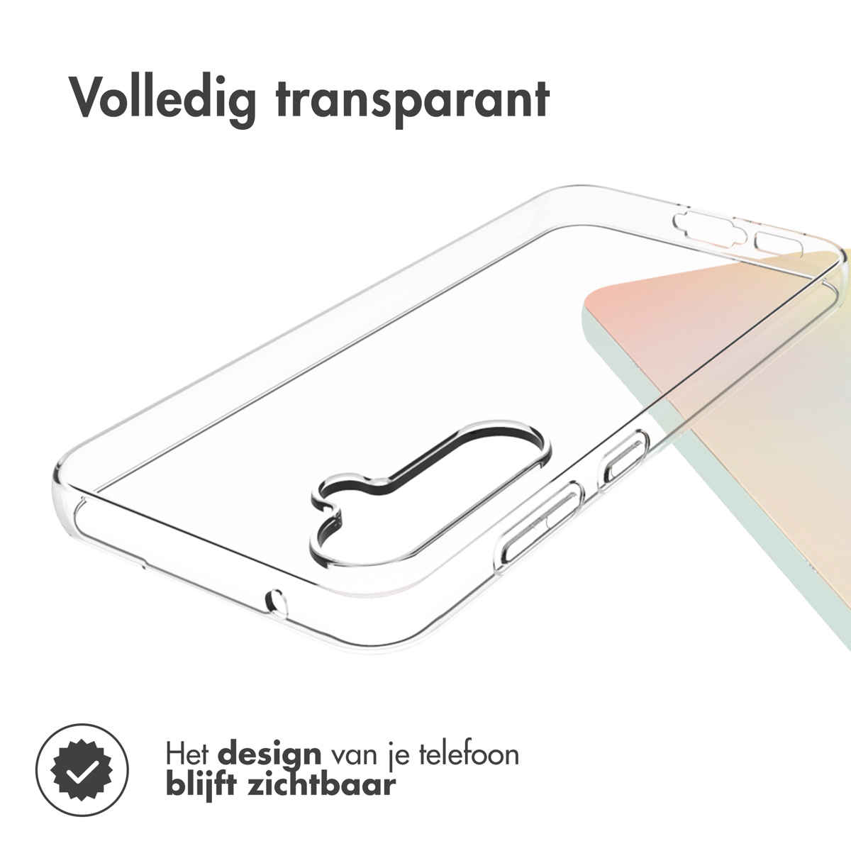 Accezz Clear Backcover Samsung Galaxy S23 FE - Transparant - Afbeelding 6