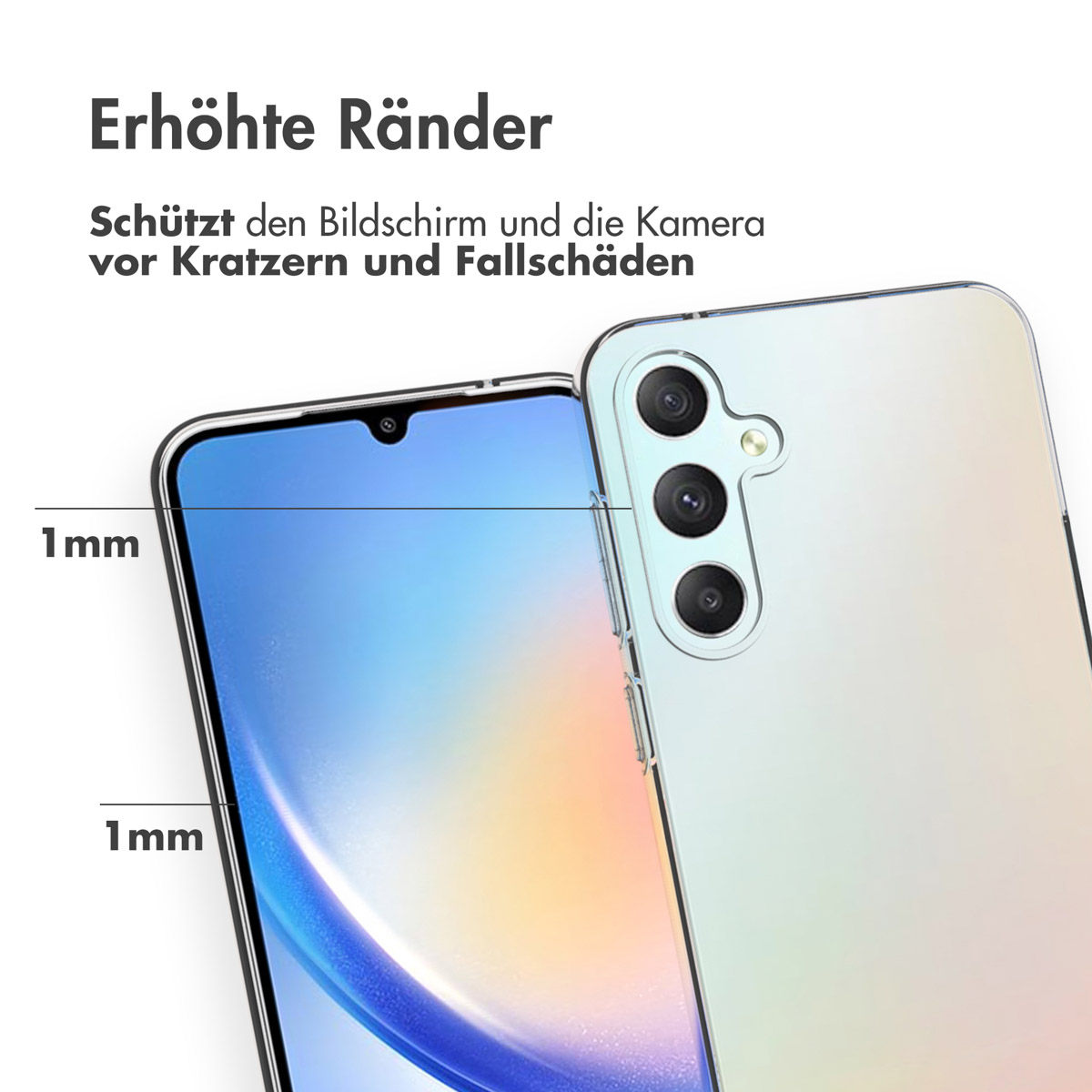 Accezz Clear Backcover Samsung Galaxy S23 FE - Transparant - Afbeelding 7