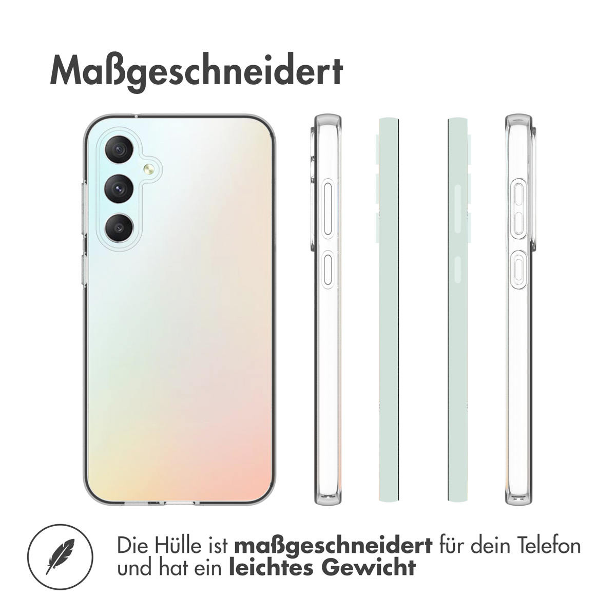 Accezz Clear Backcover Samsung Galaxy S23 FE - Transparant - Afbeelding 10