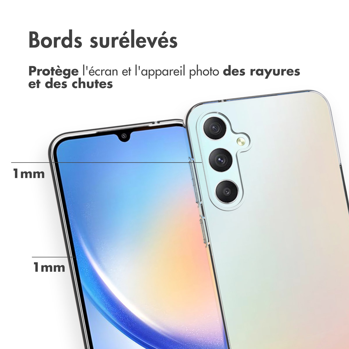 Accezz Clear Backcover Samsung Galaxy S23 FE - Transparant - Afbeelding 8