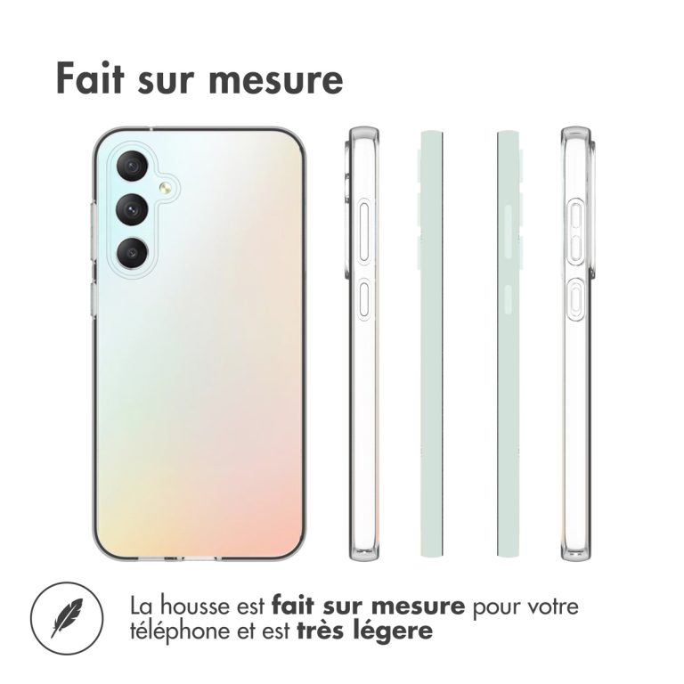 Accezz Clear Backcover Samsung Galaxy S23 FE - Transparant - Afbeelding 8