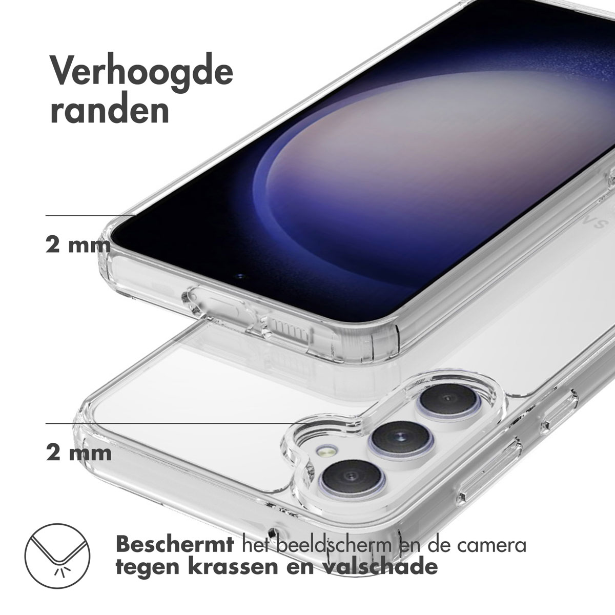 Accezz Xtreme Impact Backcover Samsung Galaxy S23 FE - Transparant - Afbeelding 7