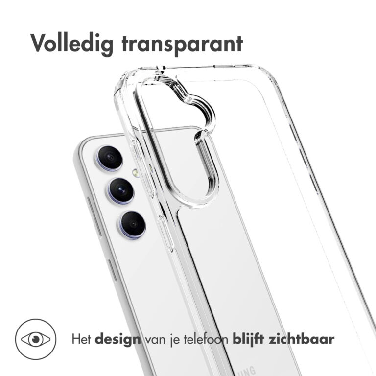 Accezz Xtreme Impact Backcover Samsung Galaxy S23 FE - Transparant - Afbeelding 4