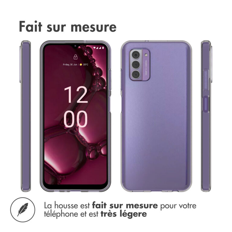 Accezz Clear Backcover Nokia G42 - Transparant - Afbeelding 7