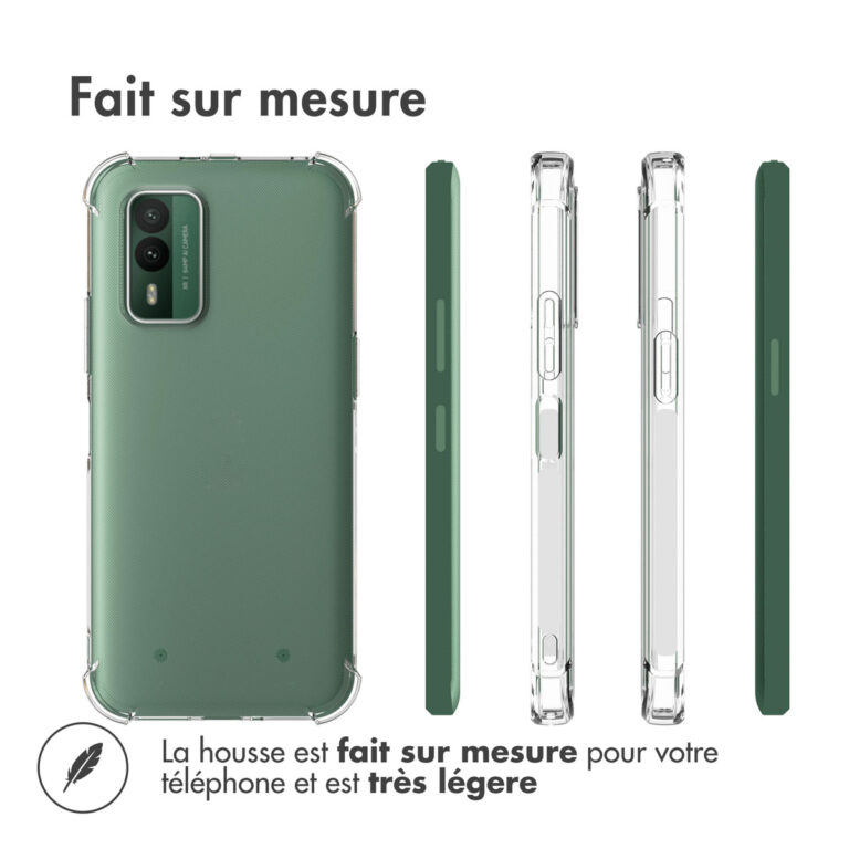 Accezz Clear Backcover Nokia XR21 - Transparant - Afbeelding 6