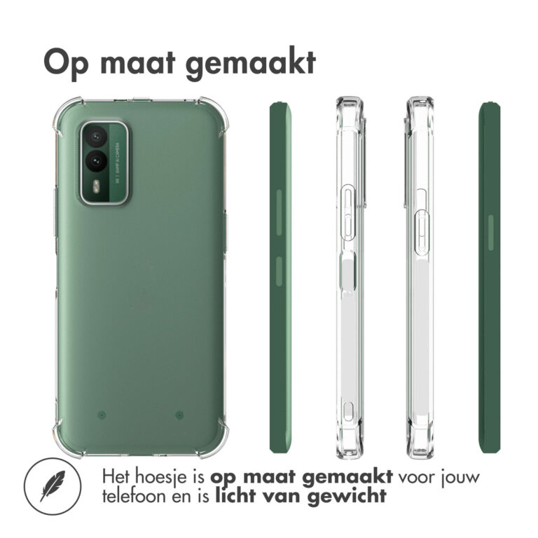 Accezz Clear Backcover Nokia XR21 - Transparant - Afbeelding 3