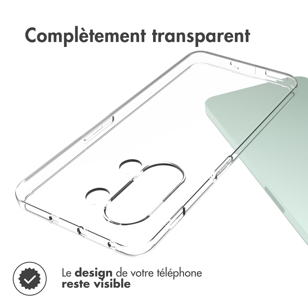 Accezz Clear Backcover OnePlus Nord 3 - Transparant - Afbeelding 5