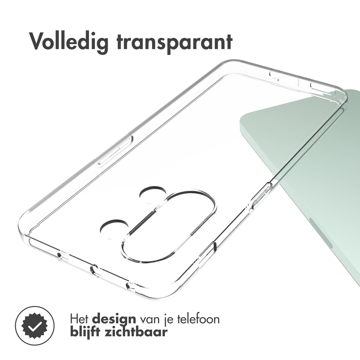 Accezz Clear Backcover OnePlus Nord 3 - Transparant - Afbeelding 6