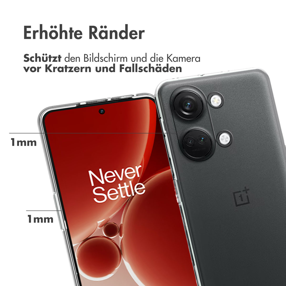 Accezz Clear Backcover OnePlus Nord 3 - Transparant - Afbeelding 7