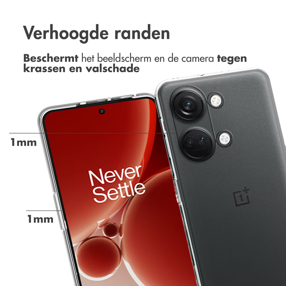 Accezz Clear Backcover OnePlus Nord 3 - Transparant - Afbeelding 9