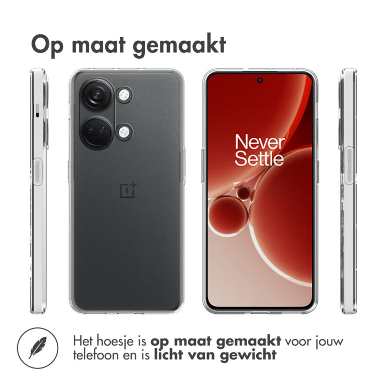 Accezz Clear Backcover OnePlus Nord 3 - Transparant - Afbeelding 2