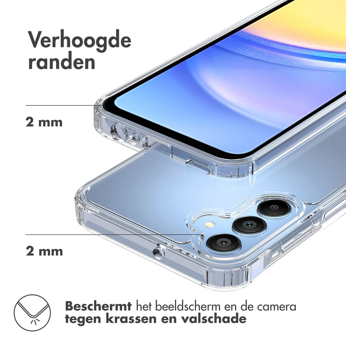 Accezz Xtreme Impact Backcover Samsung Galaxy A15 (5G/4G) - Transparant - Afbeelding 7