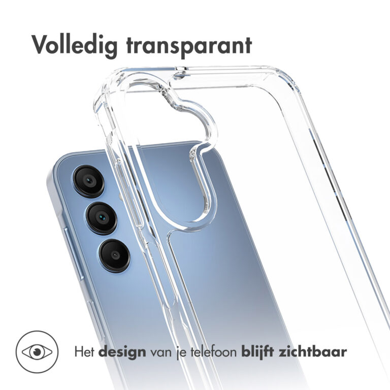 Accezz Xtreme Impact Backcover Samsung Galaxy A15 (5G/4G) - Transparant - Afbeelding 4