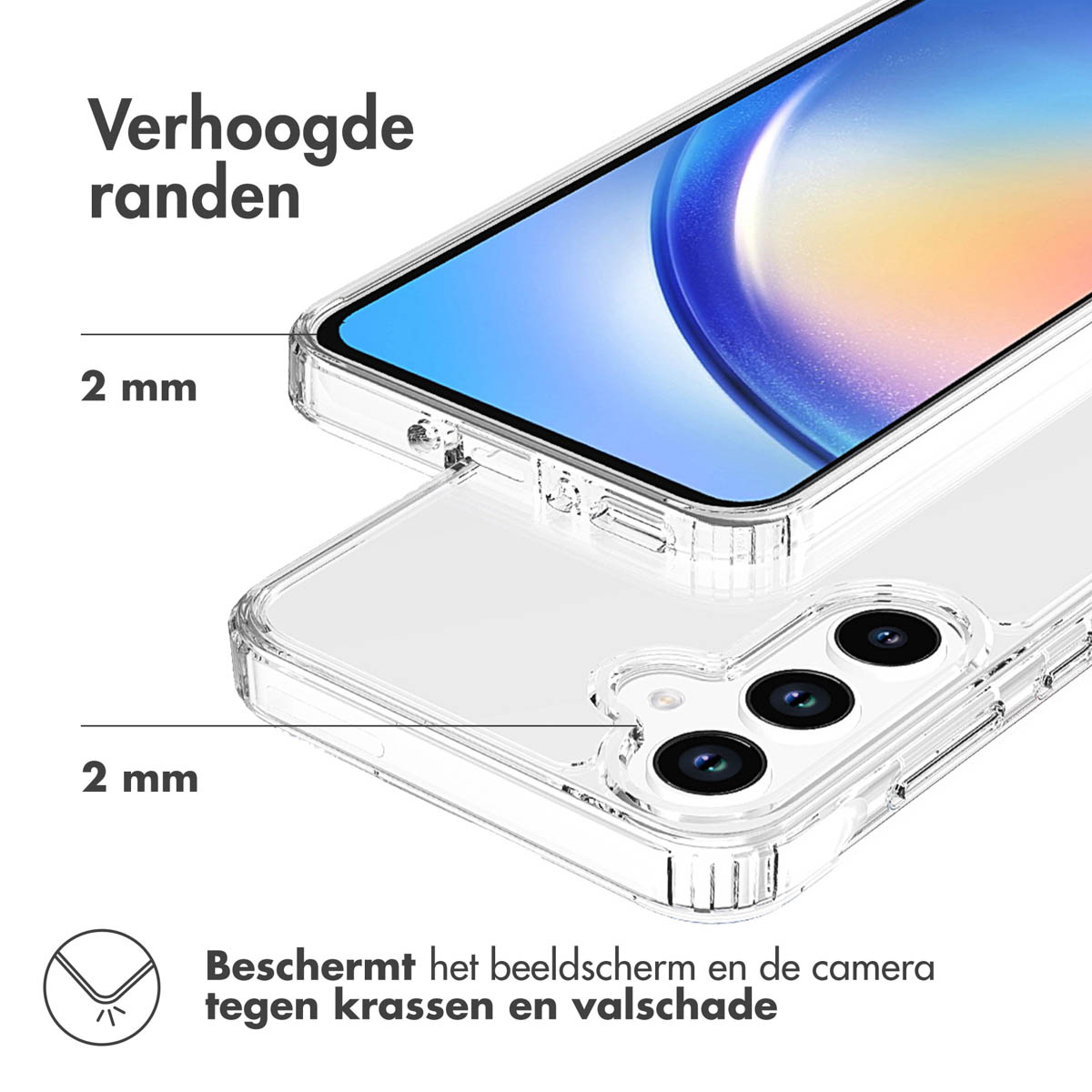 Accezz Xtreme Impact Backcover Samsung Galaxy A35 - Transparant - Afbeelding 7