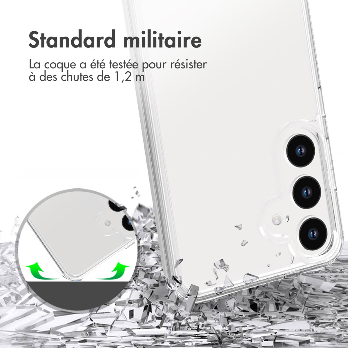 Accezz Xtreme Impact Backcover Samsung Galaxy S24 - Transparant - Afbeelding 5