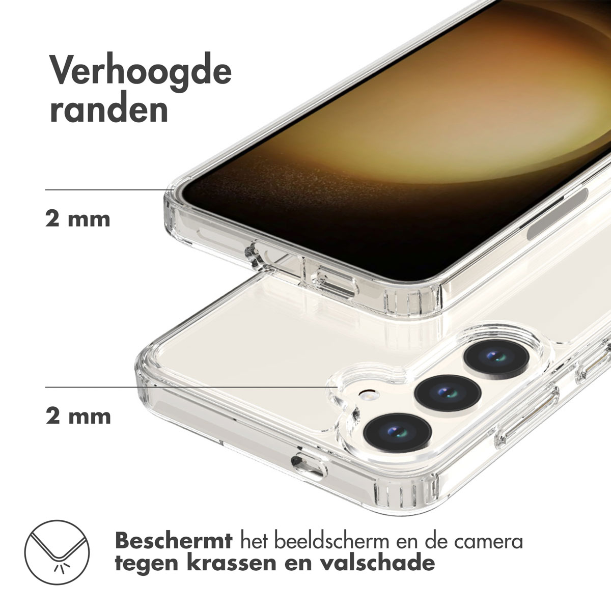 Accezz Xtreme Impact Backcover Samsung Galaxy S24 Plus - Transparant - Afbeelding 7