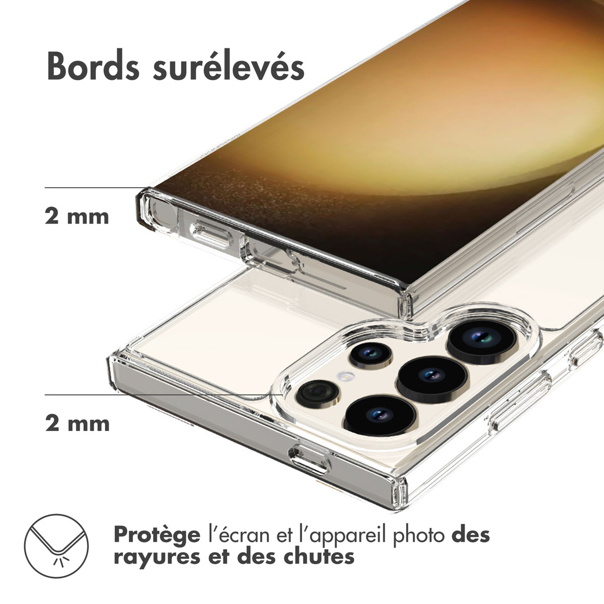 Accezz Xtreme Impact Backcover Samsung Galaxy S24 Ultra - Transparant - Afbeelding 8