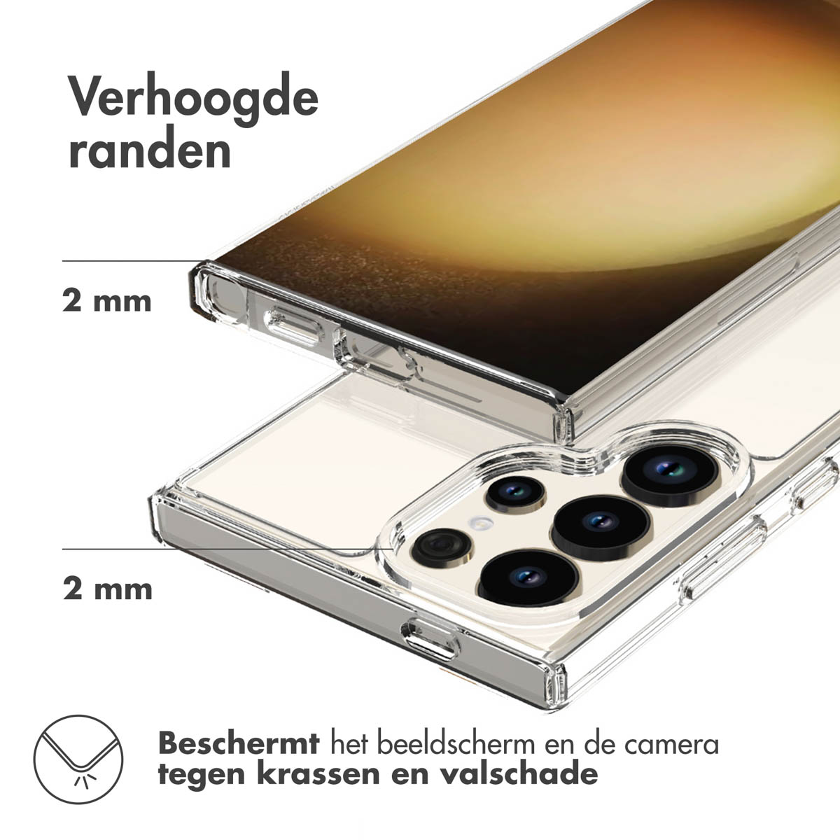 Accezz Xtreme Impact Backcover Samsung Galaxy S24 Ultra - Transparant - Afbeelding 7