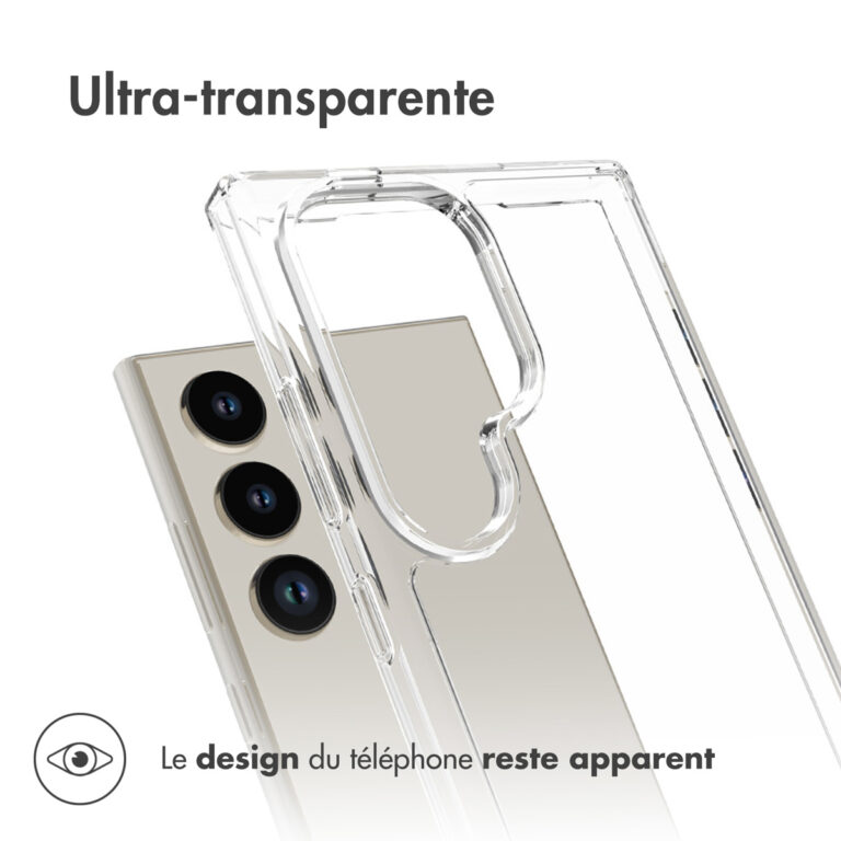 Accezz Xtreme Impact Backcover Samsung Galaxy S24 Ultra - Transparant - Afbeelding 9