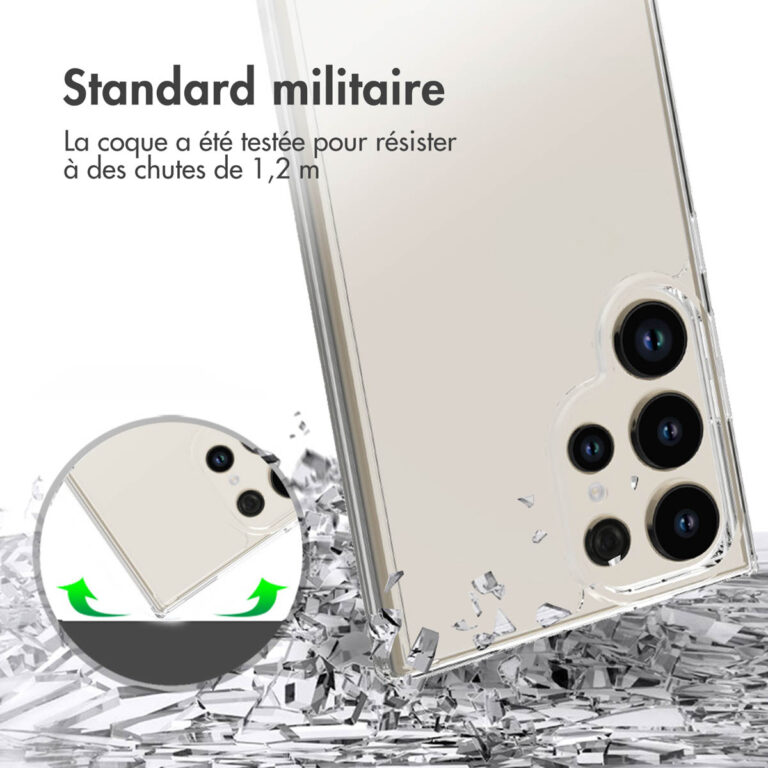 Accezz Xtreme Impact Backcover Samsung Galaxy S24 Ultra - Transparant - Afbeelding 7