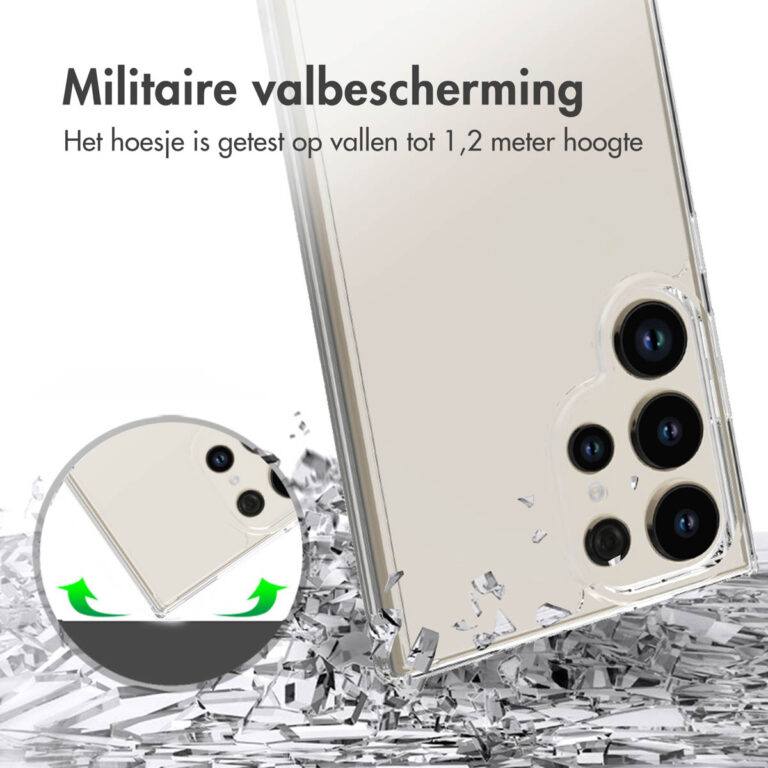Accezz Xtreme Impact Backcover Samsung Galaxy S24 Ultra - Transparant - Afbeelding 2