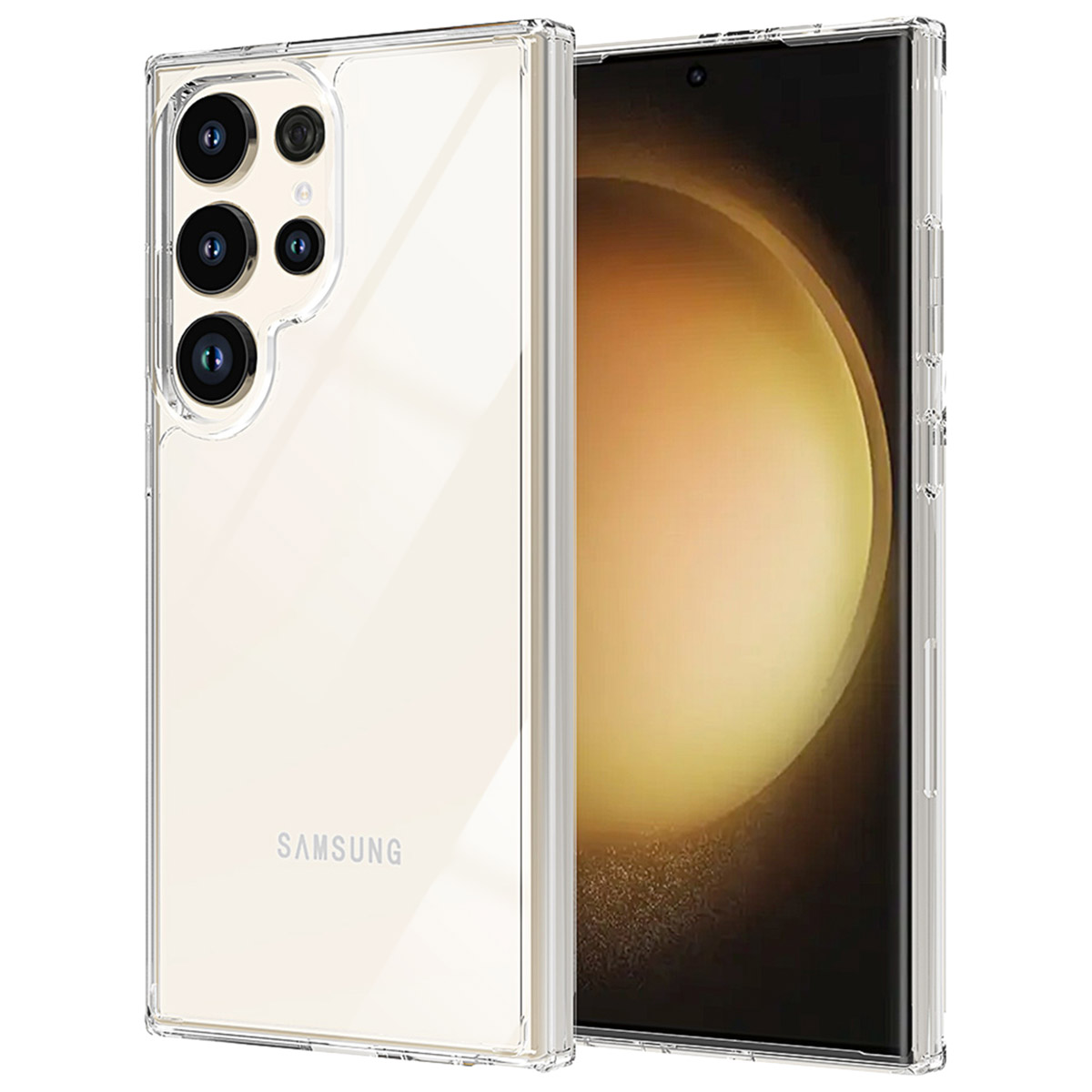 Accezz Xtreme Impact Backcover Samsung Galaxy S24 Ultra – Transparant