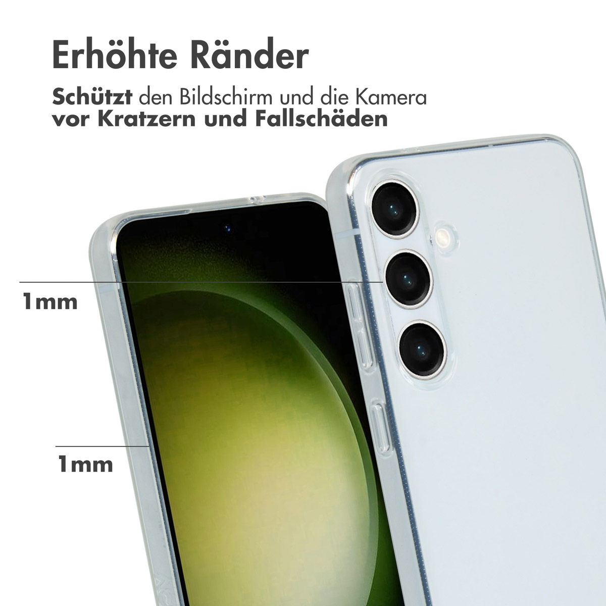 Accezz 100% Recycled Clear Backcover Samsung Galaxy S24 Plus - Transparant - Afbeelding 10