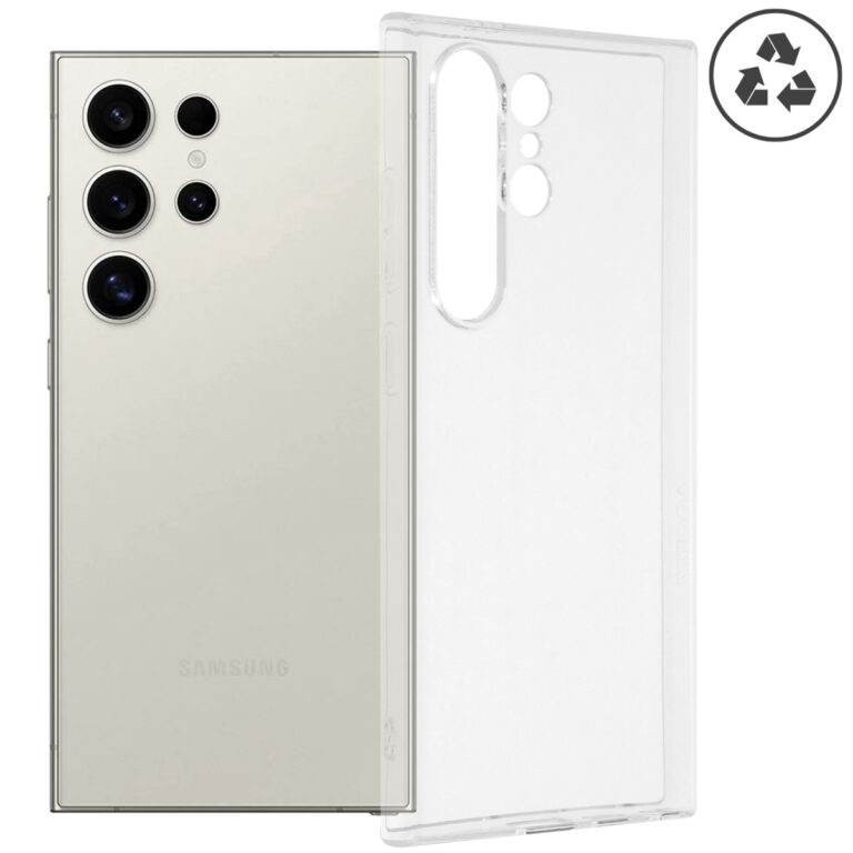 Accezz 100% Recycled Clear Backcover Samsung Galaxy S24 Ultra - Transparant - Afbeelding 7