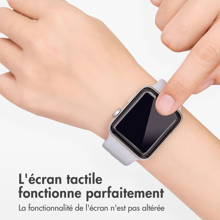 Accezz 2x Screenprotector met applicator Apple Watch Series 4-6 / SE - 44 mm - Afbeelding 10