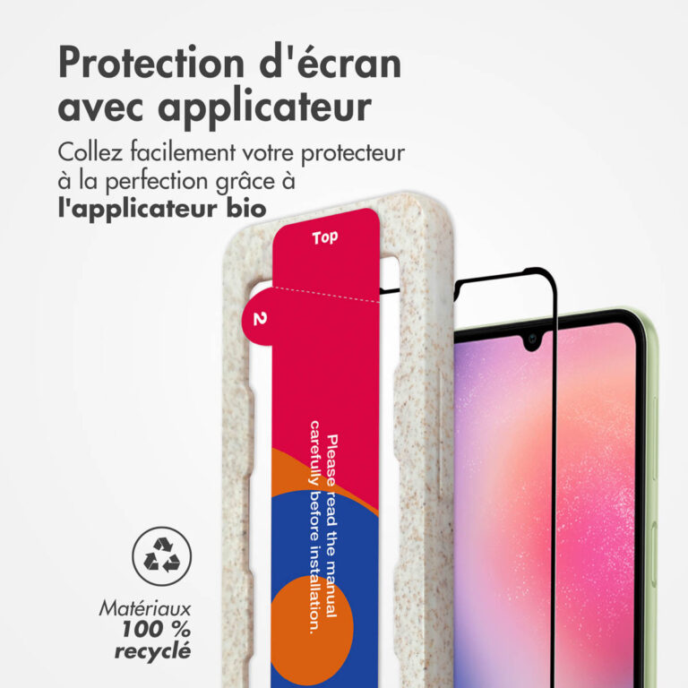 Accezz Gehard Glas Full Cover Screenprotector met applicator Samsung Galaxy A25 (5G) - Afbeelding 6
