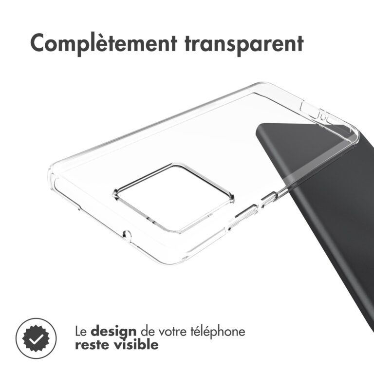 Accezz Clear Backcover Motorola Edge 40 Neo - Transparant - Afbeelding 9
