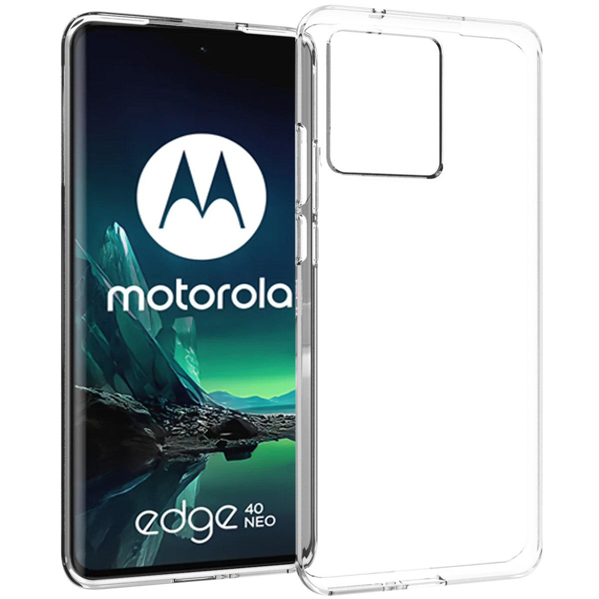 Accezz Clear Backcover Motorola Edge 40 Neo - Transparant - Afbeelding 3