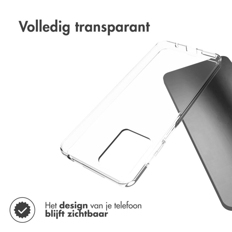 Accezz Clear Backcover Motorola Moto G14 - Transparant - Afbeelding 5