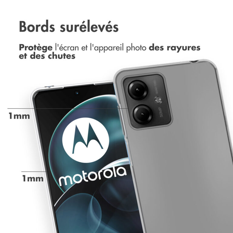 Accezz Clear Backcover Motorola Moto G14 - Transparant - Afbeelding 7