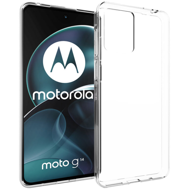 Accezz Clear Backcover Motorola Moto G14 - Transparant - Afbeelding 2