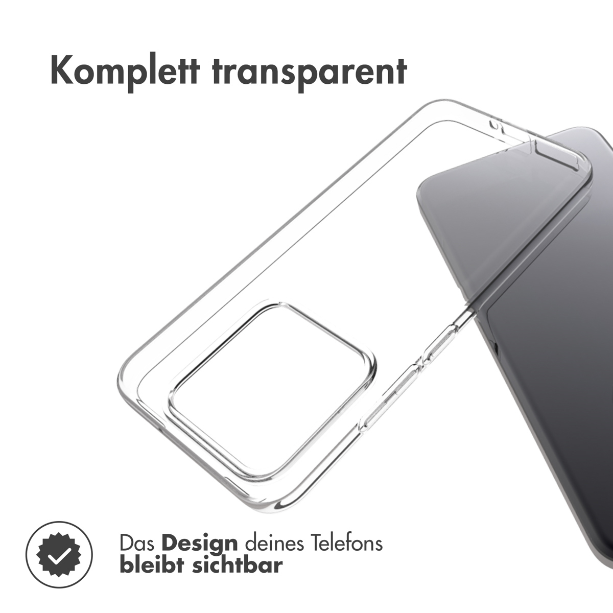 Accezz Clear Backcover Xiaomi 14 - Transparant - Afbeelding 6