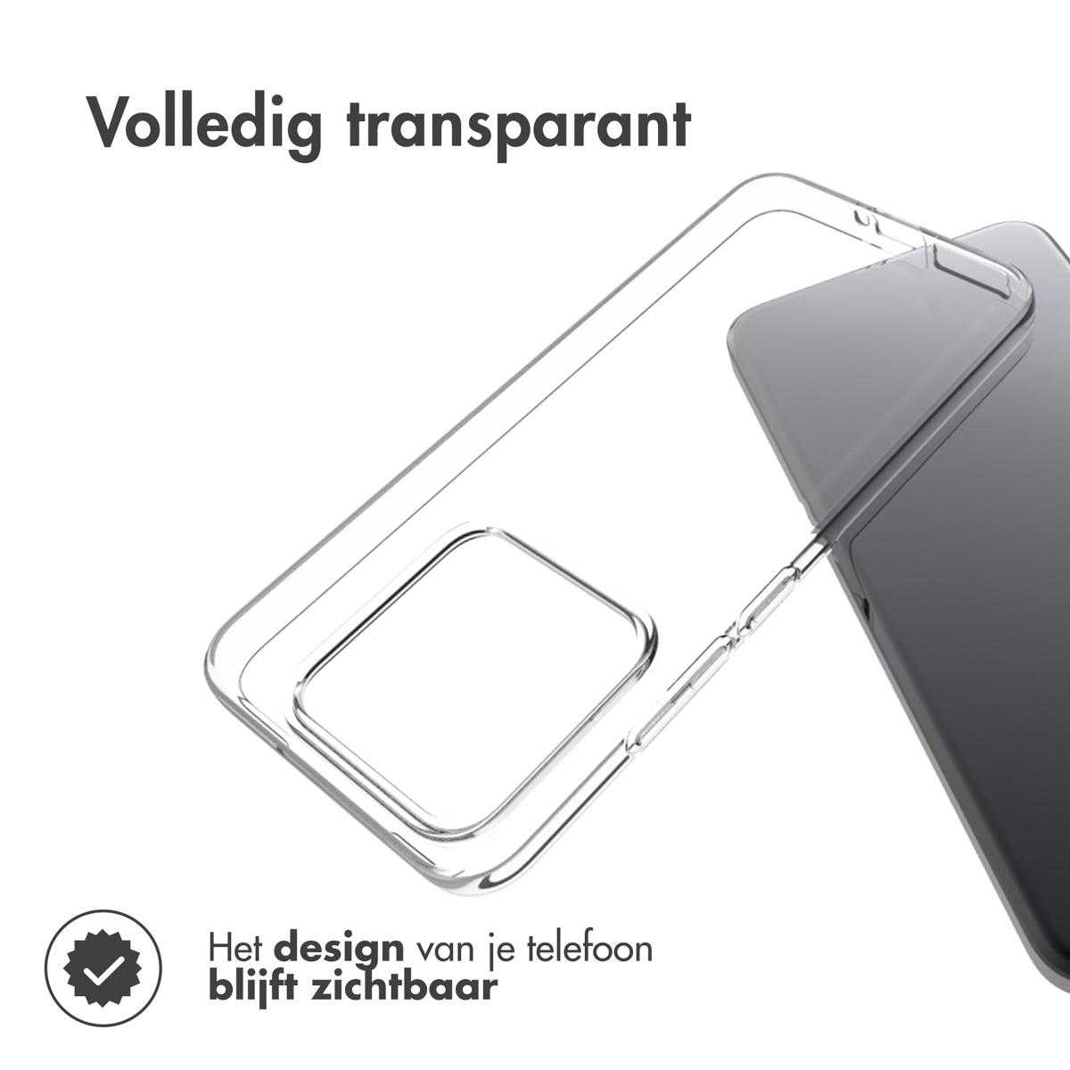 Accezz Clear Backcover Xiaomi 14 - Transparant - Afbeelding 5