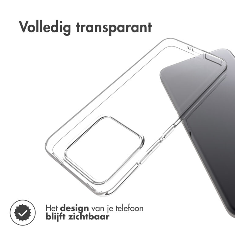 Accezz Clear Backcover Xiaomi 14 - Transparant - Afbeelding 6