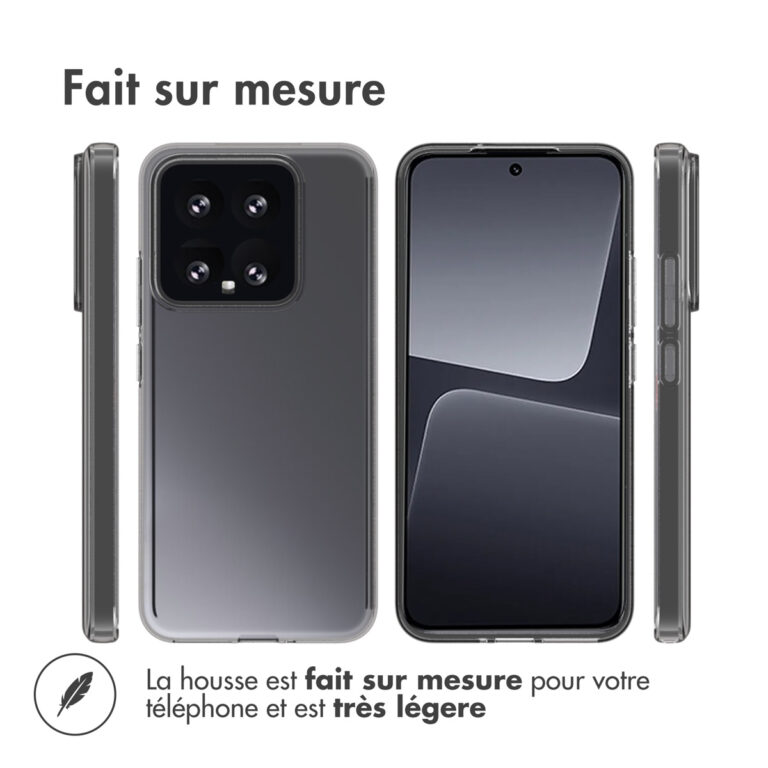 Accezz Clear Backcover Xiaomi 14 - Transparant - Afbeelding 9