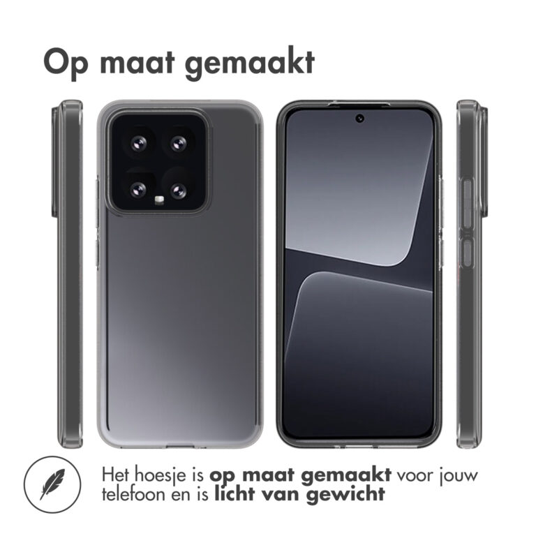Accezz Clear Backcover Xiaomi 14 - Transparant - Afbeelding 5