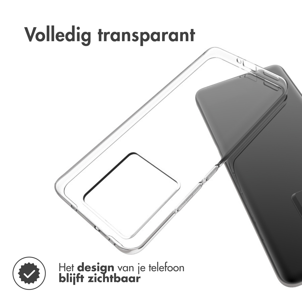 Accezz Clear Backcover Xiaomi 13T / 13T Pro - Transparant - Afbeelding 6