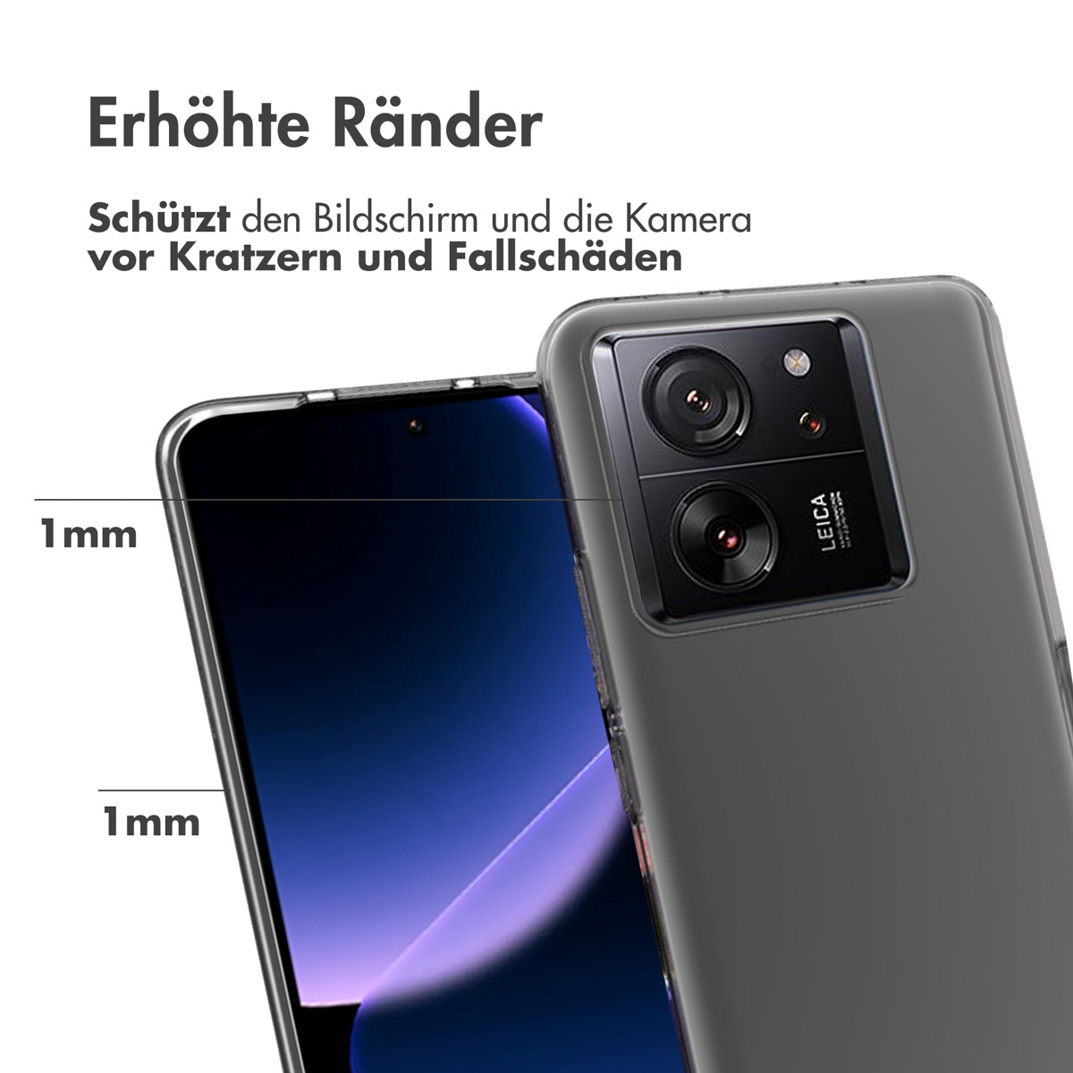 Accezz Clear Backcover Xiaomi 13T / 13T Pro - Transparant - Afbeelding 7