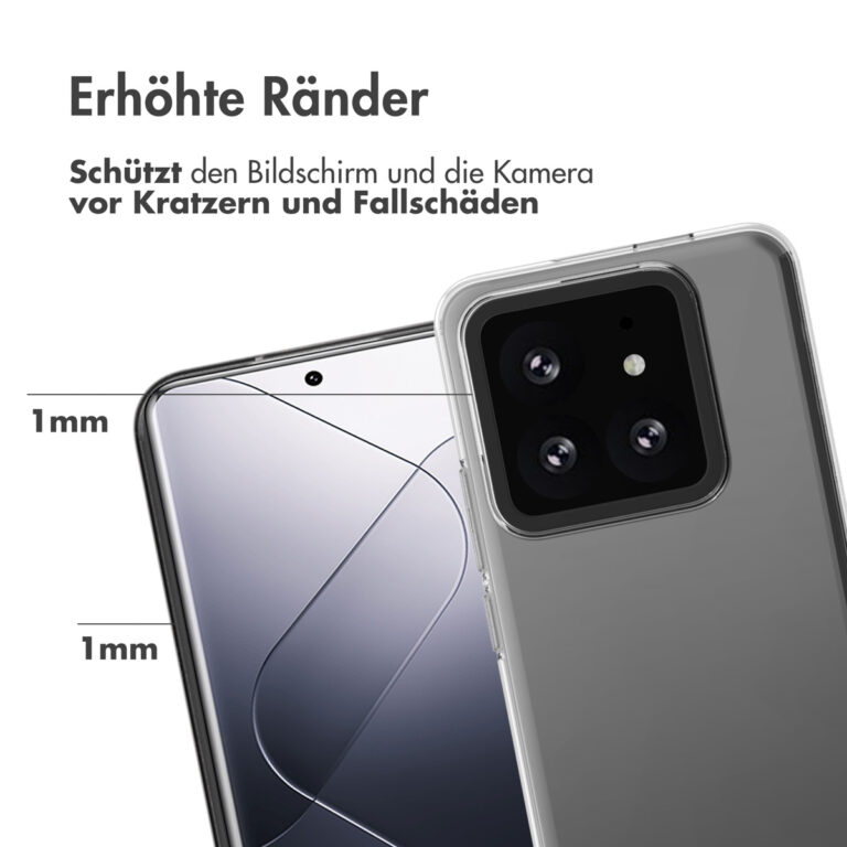 Accezz Clear Backcover Xiaomi 14 Pro - Transparant - Afbeelding 6