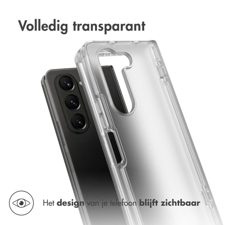 Accezz Xtreme Impact Backcover Samsung Galaxy Z Fold 5 - Transparant - Afbeelding 4