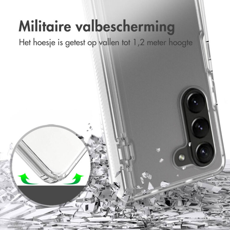Accezz Xtreme Impact Backcover Samsung Galaxy Z Fold 5 - Transparant - Afbeelding 2