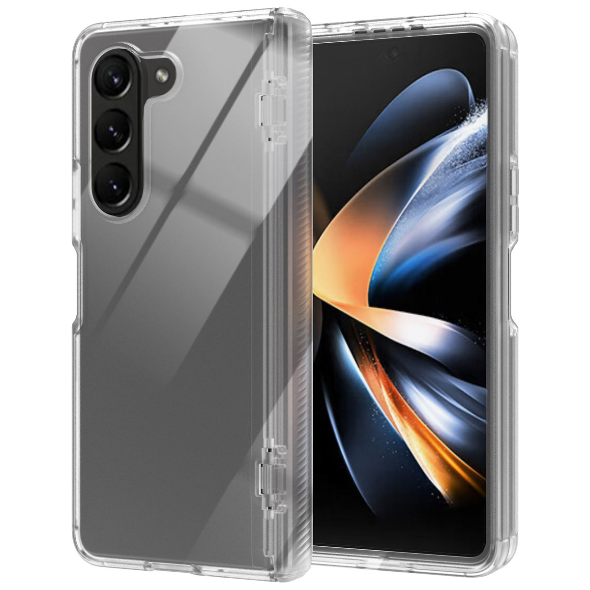 Accezz Xtreme Impact Backcover Samsung Galaxy Z Fold 5 - Transparant - Afbeelding 3