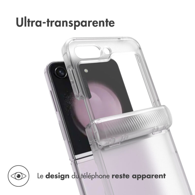 Accezz Xtreme Impact Backcover Samsung Galaxy Z Flip 5 - Transparant - Afbeelding 9