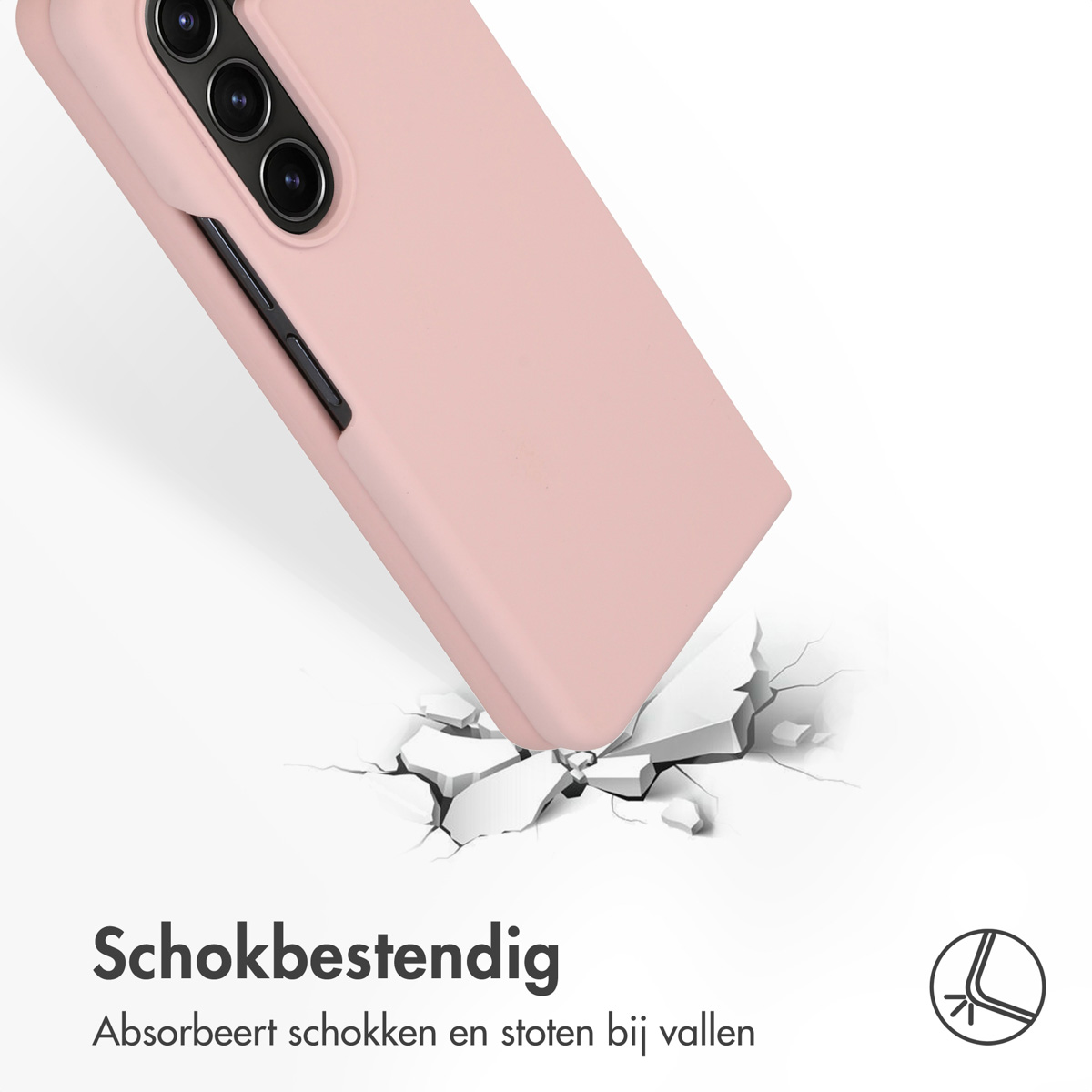 Accezz Liquid Silicone Backcover Samsung Galaxy Z Fold 5 - Roze - Afbeelding 10